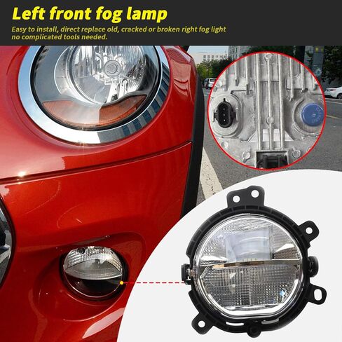 63177329171 Front Bumper Left Fog Light Lamp for Mini F56 2014-2021 in Saudi Arabia