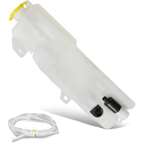 DNA Motoring OEM-WT-CH1288198 Factory Style Windshield Washer Fluid Reservoir w/Pump Cap & Sensor Compatible with 2006-2009 Ram 1500-3500