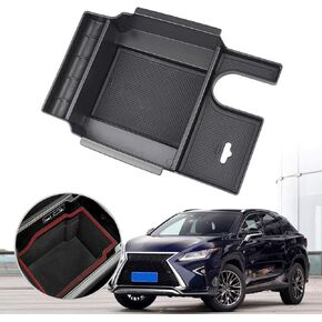 Compatible with Center Console Organizer Lexus 2016 2017 2018 2019 2020 2021 2022 RX RX200t RX350 RX400h RX450h Accessories Armrest Box Secondary Storage Box Insert Tray