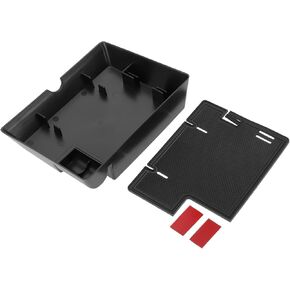 Dash Center Console Organizer Tray for Ford F-150 2015-2019 Dashboard Insert Tray Storage Box ABS Black