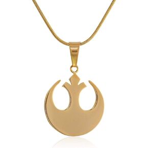 Star Wars Gold Plated Rebel Alliance Pendant Necklace