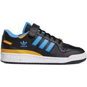 ADIDAS Originals Men's Forum Low Shoes, Core Black/Pulse Blue/Collegiate Gold, US 11