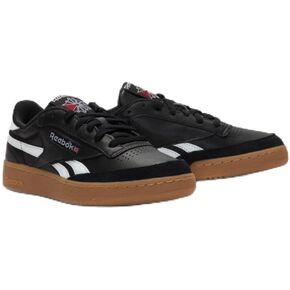 Reebok Men's Club C Revenge Vintage Sneaker, Black/White/Gum, 10.5
