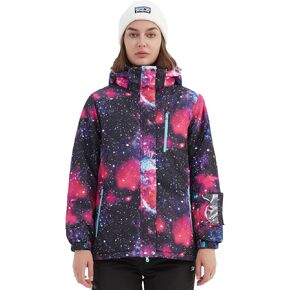 BGX Bluemagic Women's Ski Suit Windproof Waterproof Snowboard Colorful Printed Ski Snow Winter Jacket