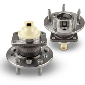 Torchbeam Pair 512357 Rear Wheel Hub Bearing Assembly for 2000-2013 Chevrolet Impala, Pontiac Grand Prix, Buick Century Lacrosse, Chevrolet Monte Carlo Impala Limited, Wheel Bearing 5 Lugs W/ABS