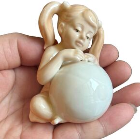 MTME Porcelain Figurines, Childhood, Memorabilia, Gifts, Sculpture Home Decor (Clown boy)