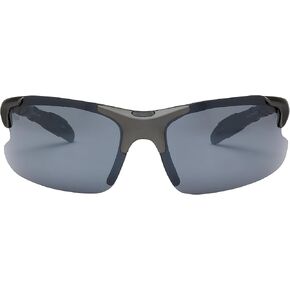 Men's US Army Grey Sport Wrap Sunglasses Rectangular, 132mm