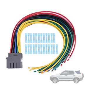 Door Connector Pigtail Wire Harness Compatible with Honda CRV Civic EK Prelude Acura Integra 1996 1997 1998 1999 2000 2001 Front Driver or Passenger Side Plug Wiring