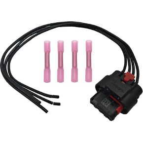 Connector Pigtail Plug Wire/Wiring Harness Radiator Active Grille Shutter Compatible with Dodge Dart 2013-2016 Replacement 68225125AA