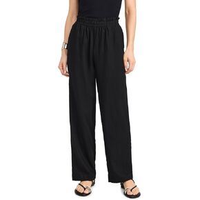 LNA Women's Declan Linen Elastic Waist Pants