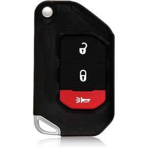 Replacement for 2019-2024 Jeep Gladiator Wrangler Key Fob Remote Control OHT1130261 3 Buttons 433.92MHz