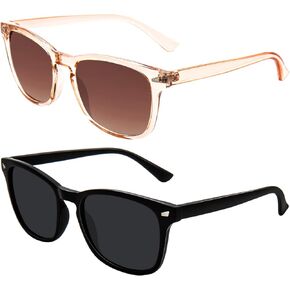 MAXJULI Polarized Sunglasses for Women Men UV400 Protection Sun Glasses 2Pack 8134