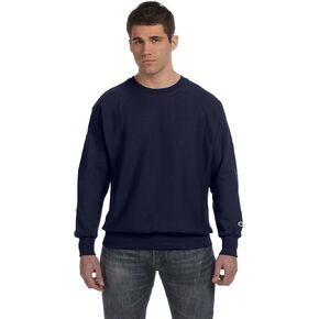 Champion Men's Reverse Weave Crew Navy S