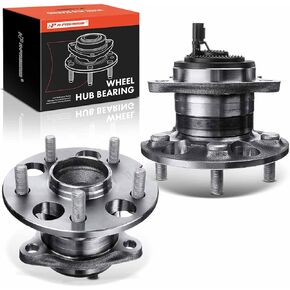 A-Premium 2 x Rear Wheel Bearing and Hub Assembly with ABS & 5-Lug Compatible with Toyota Venza 2009-2016, FWD Only