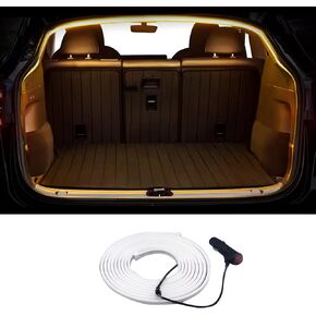 Ambient Led Trunk Lights for Tesla 2024 Model 3 Highland Back Interior Frunk Lightning String for Neon Atmosphere Compatible with Tesla Accessories (Warm Light)
