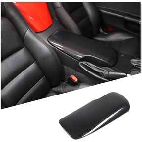 Center Console Cover Compatible with Corvette C6 Stringray 2005-2013 Car Armrest Cover Cushion Accessories Car Armrest Storage Box Cover Car Arm Pads Caps Protector Pad (Sport Red)