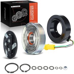 A-Premium Air Conditioner AC Compressor Clutch Kit Compatible with Mini Cooper 2007-2016, Cooper Countryman 2011-2016, Cooper Paceman 2013-2016, 1.5L 1.6L 2.0L