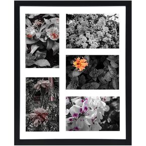 Fixwal 11x14 Collage Picture Frame with Five Openings for Displaying 4x6 Pictures, Picture Frame Collage, Multi Picture Frames for Wall Decor
