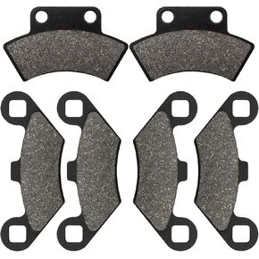 ZICOO Brake Pads Front & Rear for Polaris Sportsman 350 400 500 Big Boss 250 300 350L 400L 500 Magnum 425 Trail Blazer 250 Scrambler 400 500 Trail Boss 250 Xplorer 300 400 400L 500 Xpress