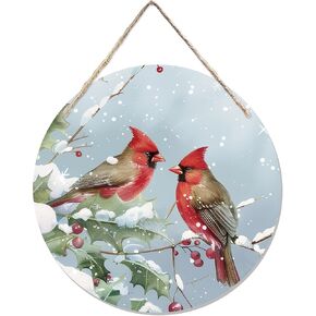 CGBHW Winter Snowflake Snowman Gnome Wooden Sign, Winter Wreath Christmas Holiday Vavy Blue Decoration Hanging Sign Wall Decor, Snuggle up Gnomies It’s Cold Outside Home Door Decor 12 x 12 Inch