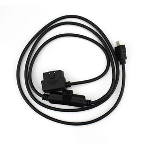 OBDII Cable OBDII Plug to HDMI Monitor Fit for Edge CS2 CTS2 CTS3 Plug Monitor Replace H00008000