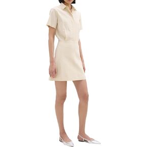 Theory Women's Short Sleeve Shirt Dress