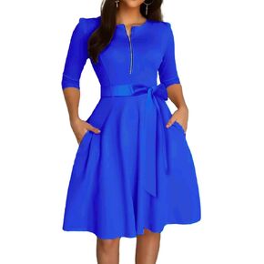 Casual Dress for Women Sexy A Line Flowy Dresses Long Midi Dress
