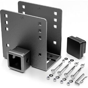 جهاز استقبال وصلة المصد من SUORTO RV مع غطاء، طقم مقطورة سحب 2 بوصة، يناسب الحزم الخلفية من 2 بوصة إلى 4 بوصة، فتحة محول السحب لحامل الدراجات حامل البضائع حامل الكرات RV in Kuwait