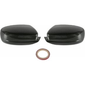 2PCS Rear View Side Mirror Cover Door Side Mirror Cover Cap Compatible with Dodge Charger 2011-2021 Chrysler 300 300C 2011-2022 (Glossy Black)