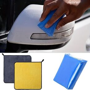 Car Clay Bar 4 Pack 400g,Premium Grade No Scratch Magic Clay Bars auto Detailing Cleaner Kit Glass Clay Bars with Washing and Adsorption Capacity for Washing and Adsorption Capacity for SUV,RV,Truck