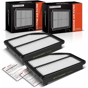 A-Premium 2-PC Engine Air Filter Compatible with Honda CR-V CRV 2012 2013 2014 - L4 2.4L - Replace# 17220-R5A-A00