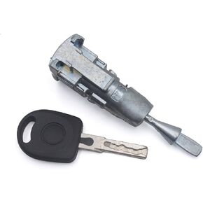 أسطوانة قفل الباب RuiWen Assy 1K5837168B متوافقة مع VW Jetta Golf MK6 MK7 2006 2007 2008 2009 2010 2011