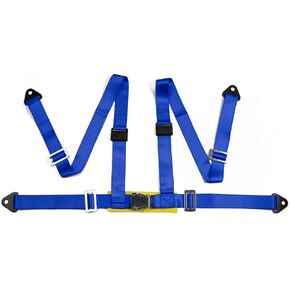 eat Belts Style Competition 4 Point Snap-In 2" Seat Belt Racing Harness safety belt seat harness with Camlock (Blue)
