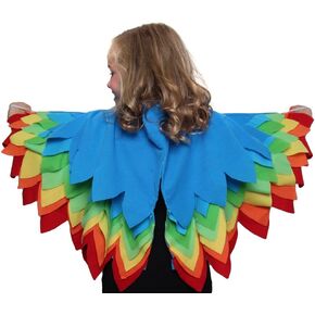 Kids Bird of Paradise Bird Wings for Bird Costumes for Kids Rainbow