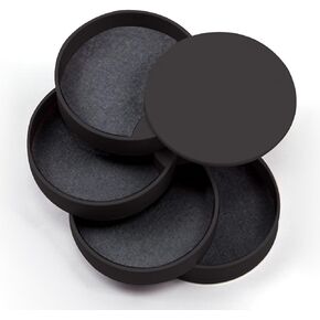 صندوق منظم مجوهرات صغير، منظم حامل أقراط للنساء، صندوق تخزين مجوهرات قابل للدوران مع غطاء، منظم حقيبة مجوهرات للسفر من 4 طبقات للأساور والخواتم والأقراط in Kuwait