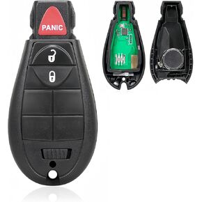 Replacement Keyless Entry Remote Car Key Fob GQ4-53T 433Mhz 46 Chip 3 Button for 2013 2014 2015 2016 2017 2018 Dodge RAM 1500 2500 3500 4000 4500 5500