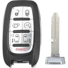 ACROPIX 433 MHz Key Fob Keyless Entry Remote Fit for Chrysler Pacifica Voyager - Pack of 1 Black