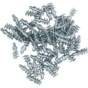 Aramox 50 Pcs Tire Stud Screw Anti Slip Silver Tire Spikes Screw Tire Studs Snow Spikes for Car Truck Bike Boot Motorcycle Accessories