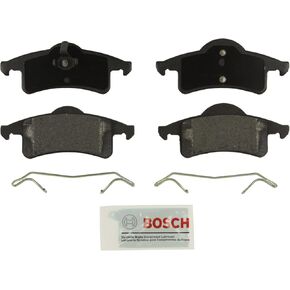 BOSCH BE791H Blue Semi-Metallic Disc Brake Pad Set With Hardware - Compatible With Select Jeep Grand Cherokee; REAR