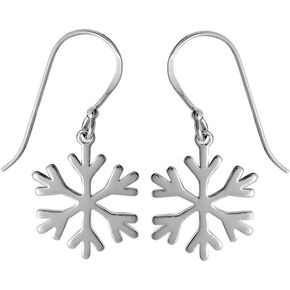 Boma Jewelry Sterling Silver Snowflake Earrings