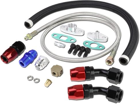 DNA MOTORING 5FT 4AN Push Lock Fuel Line Hose NBR Rubber, 1/4" ID 5 Feet/1.52m 300PSI Pressure,for Automotive Fuel Systems Engines,NBR-02-5FT in Saudi Arabia