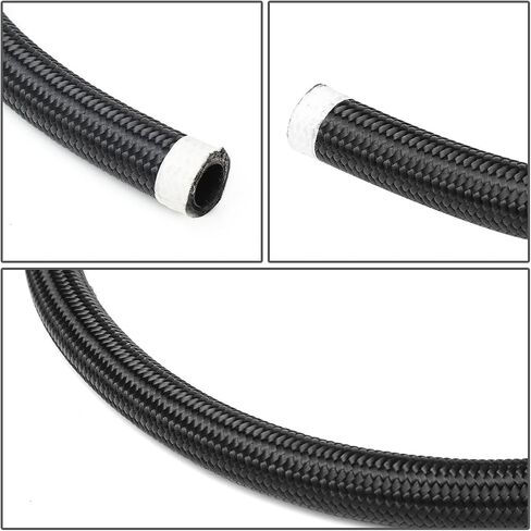 DNA MOTORING 5FT 4AN Push Lock Fuel Line Hose NBR Rubber, 1/4" ID 5 Feet/1.52m 300PSI Pressure,for Automotive Fuel Systems Engines,NBR-02-5FT in Saudi Arabia