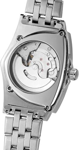 FORSINING Men's Watch 30M Waterproof Skeleton Hollow Automatic Retro Triangle Wrist Watch in Kuwait