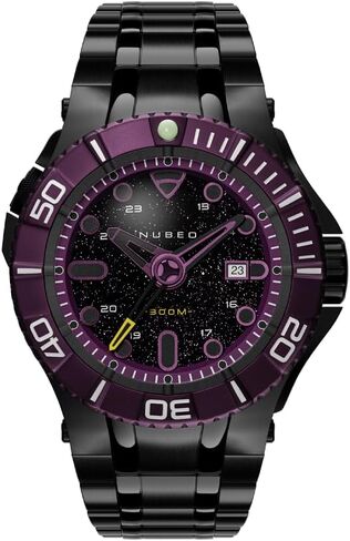 Nubeo Men's 54mm Manta Automatic Limited Edition Watch with Silicone Strap NB-6054 in Saudi Arabia