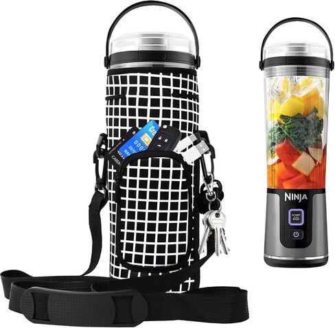 Storage Sleeve Bag for Ninja Blast Portable Blender BC151(Black) | Storage Bag with Drawstring Closure, Shoulder Strap and Small Pocket, Sleeve for Ninja BC151BK Series Blast Portable Blender in Kuwait
