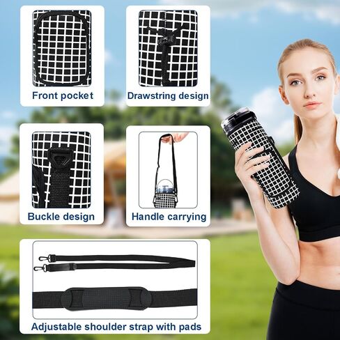 Storage Sleeve Bag for Ninja Blast Portable Blender BC151(Black) | Storage Bag with Drawstring Closure, Shoulder Strap and Small Pocket, Sleeve for Ninja BC151BK Series Blast Portable Blender in Kuwait