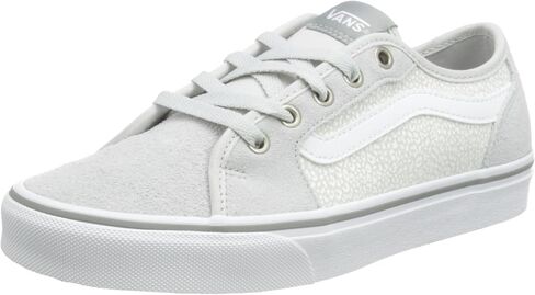Vans Women's Low-Top Trainer Sneaker, Cheetah Stripe Black White, 7 in Saudi Arabia