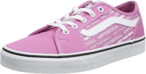 Vans Women's Low-Top Trainer Sneaker, Cheetah Stripe Black White, 7 in Saudi Arabia