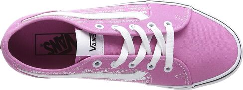 Vans Women's Low-Top Trainer Sneaker, Cheetah Stripe Black White, 7 in Saudi Arabia