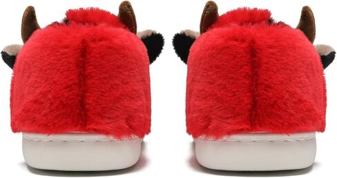 شباشب بقرة غامضة من Sharllen للأطفال، شباشب منزل لطيفة منفوش للأطفال البنات والأولاد، أحذية منزلية برسوم كرتونية على شكل حيوانات للأماكن الداخلية والخارجية in Kuwait